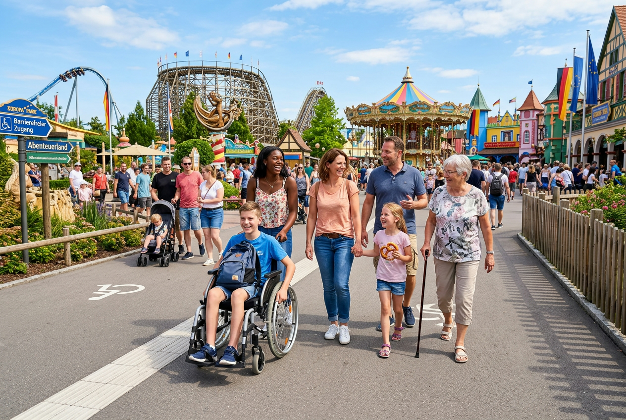 Freizeitparks ohne Hürden: Die barrierefreundlichsten Parks Deutschlands