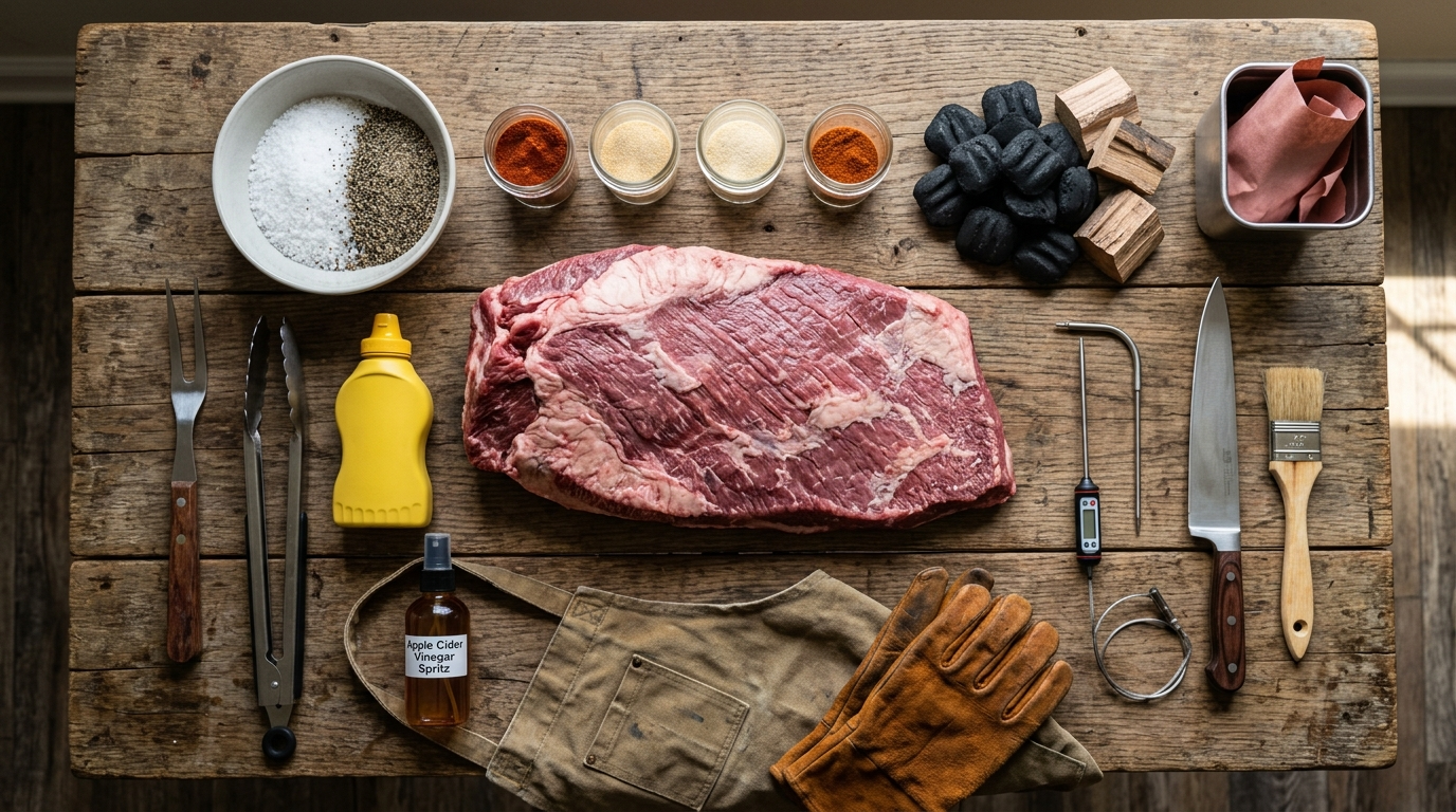 Overnight Brisket Smoke Guide: Pitmaster Secrets ingredients