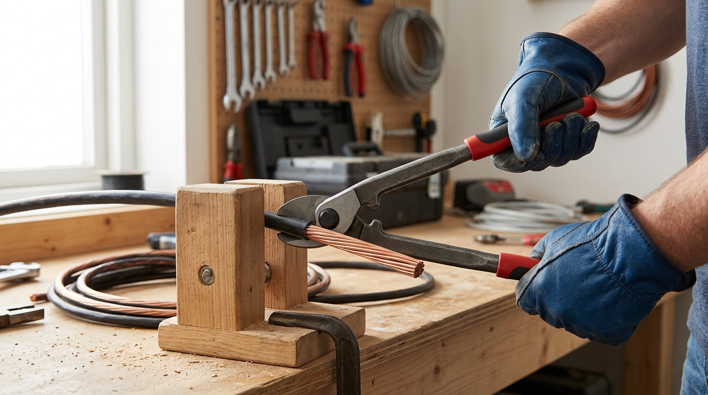How to Cut Very Thick Wire Safely