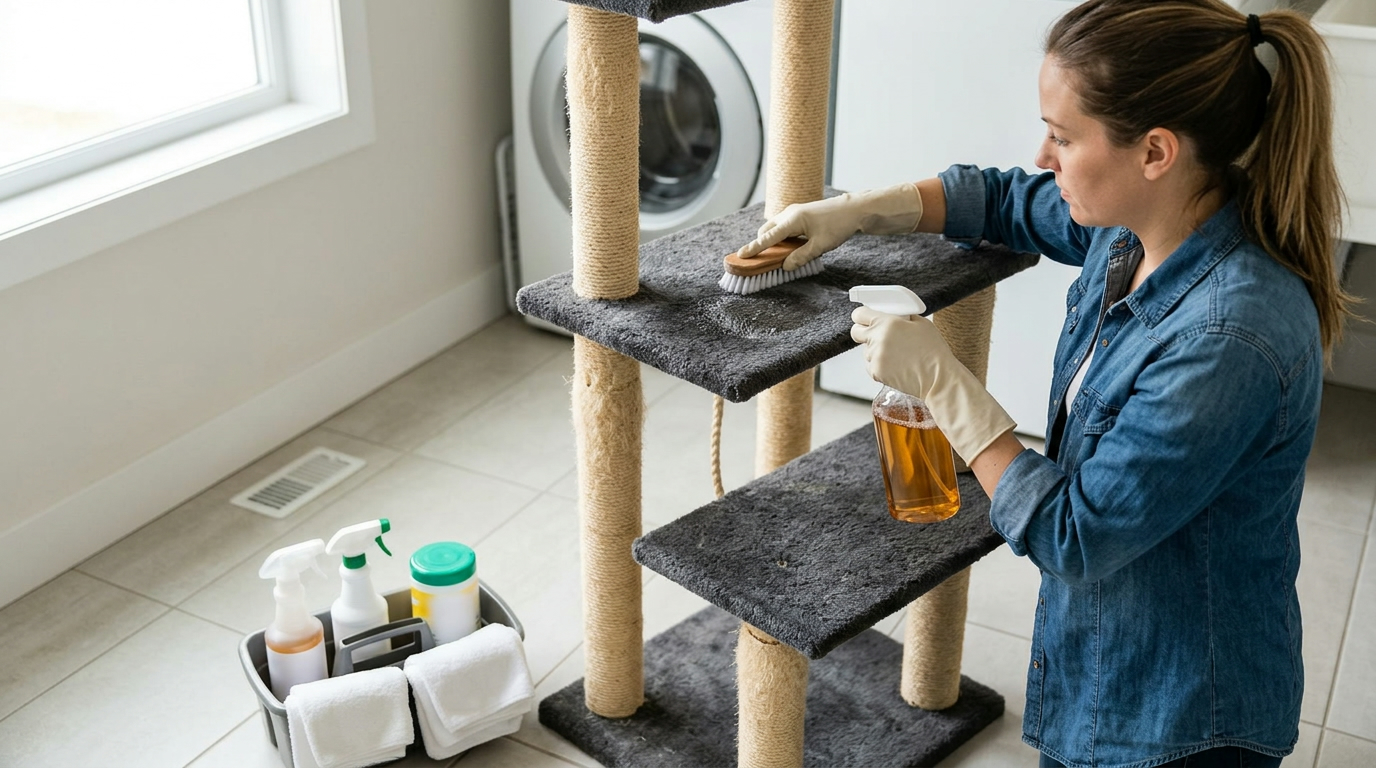 How to Disinfect a Cat Tree After Ringworm
