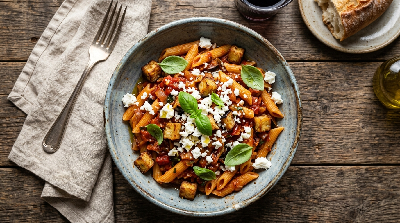 Penne alla Norma Recipe - Authentic Sicilian Classic