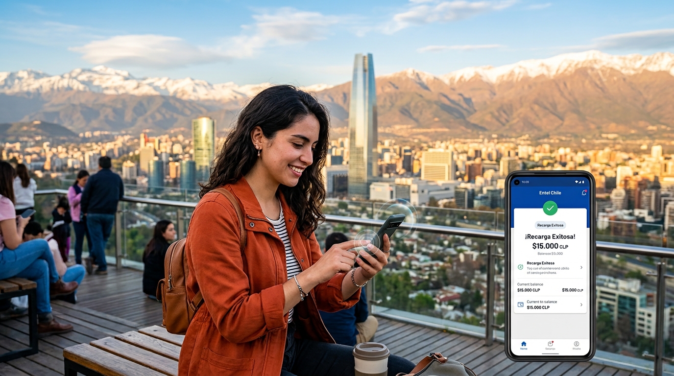 Cómo recargar tu celular en Chile paso a paso