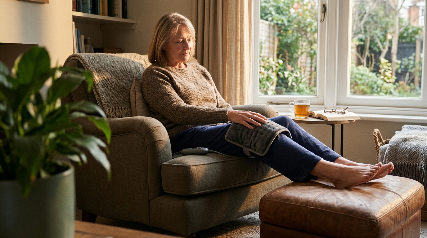 How Vibrating Heating Pads Feel on Stiff Knees