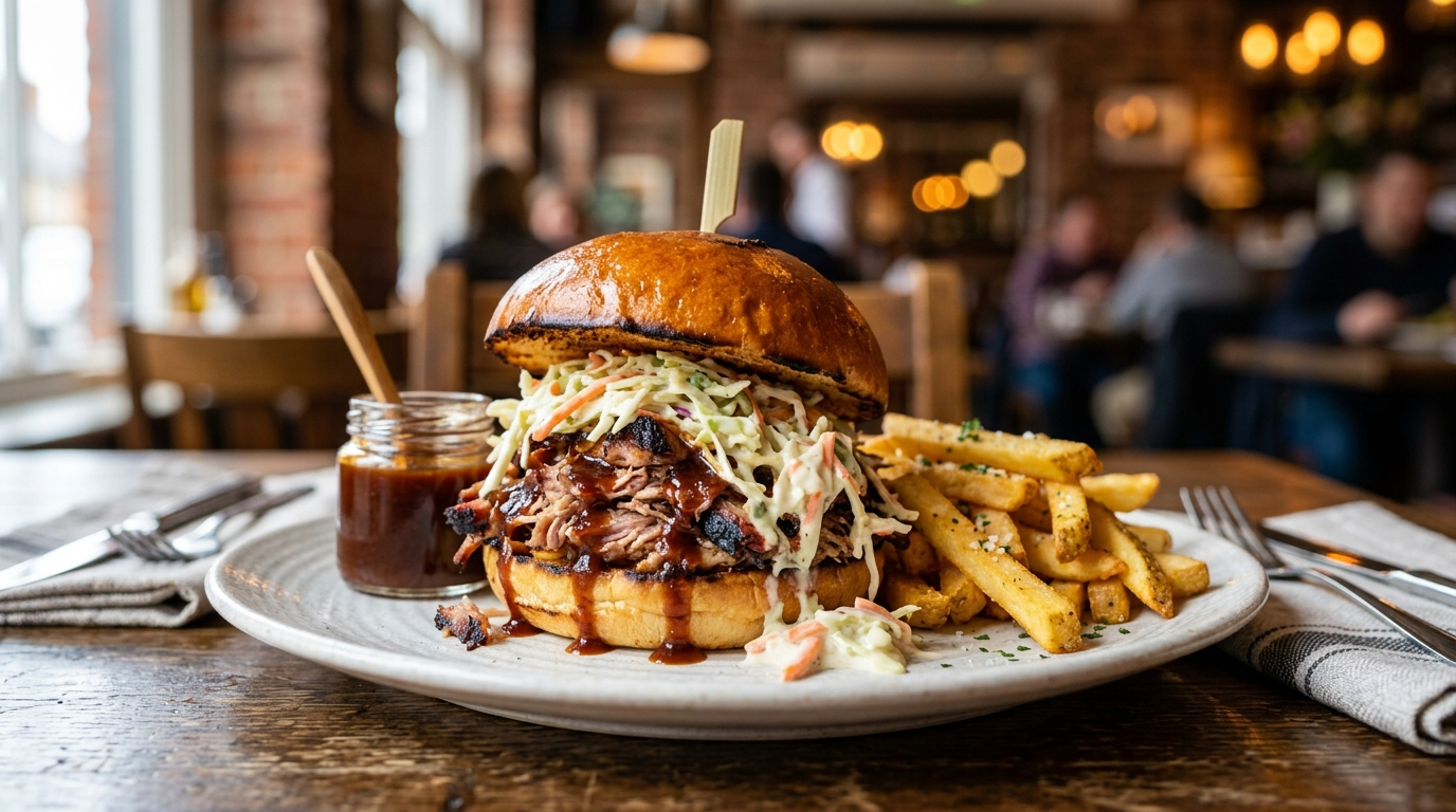 Best Smoked Pulled Pork Recipe (Tender and Juicy) plated