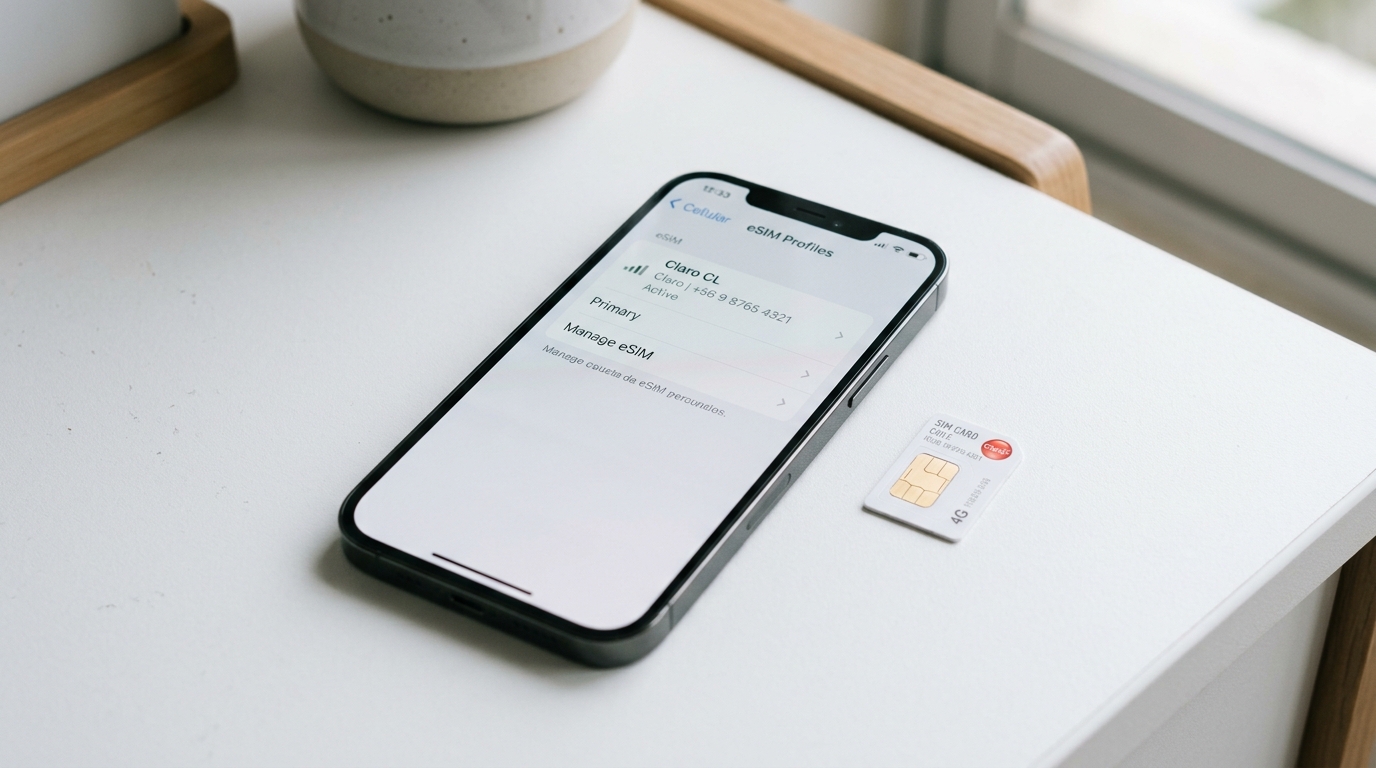 eSIM vs SIM física: cuál conviene más en Chile