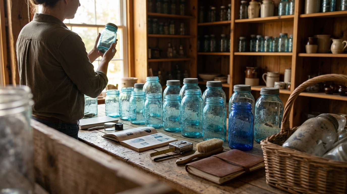 Blue Mason Jar Value: Age, Color and Rarity Guide