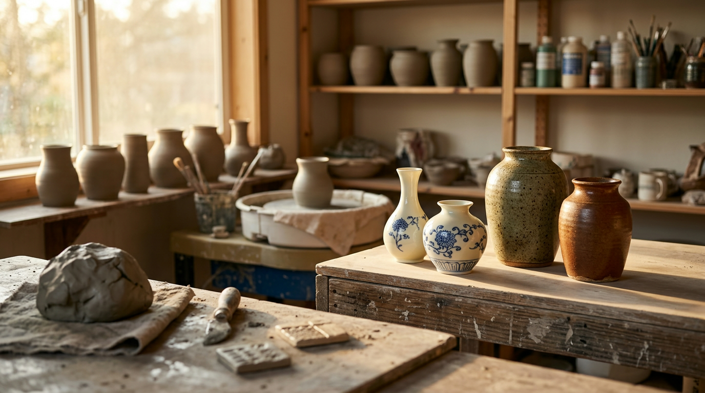 Porcelain vs. Ceramic Vases: How to Choose