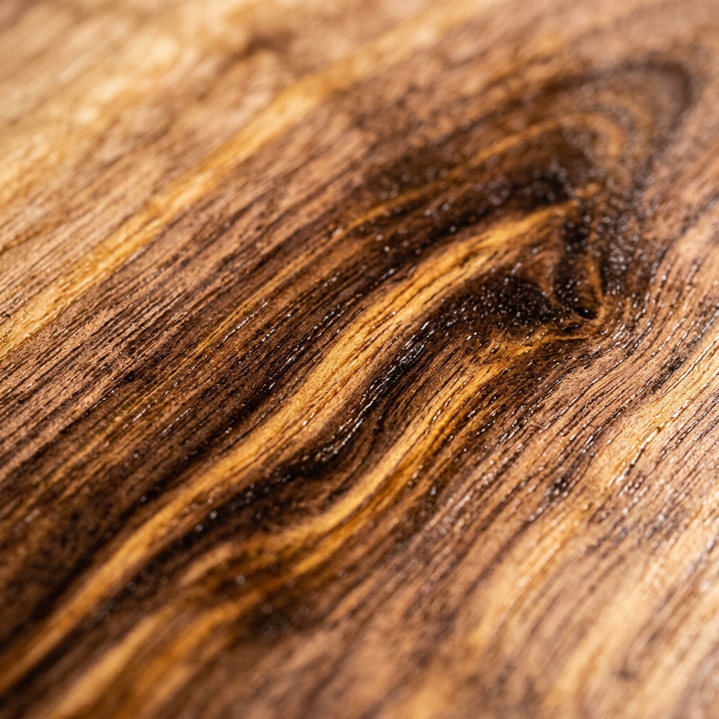 Walnut wood grain close-up