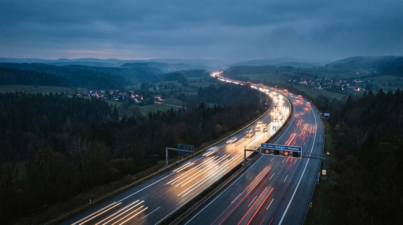 Autobahn-Perspektive