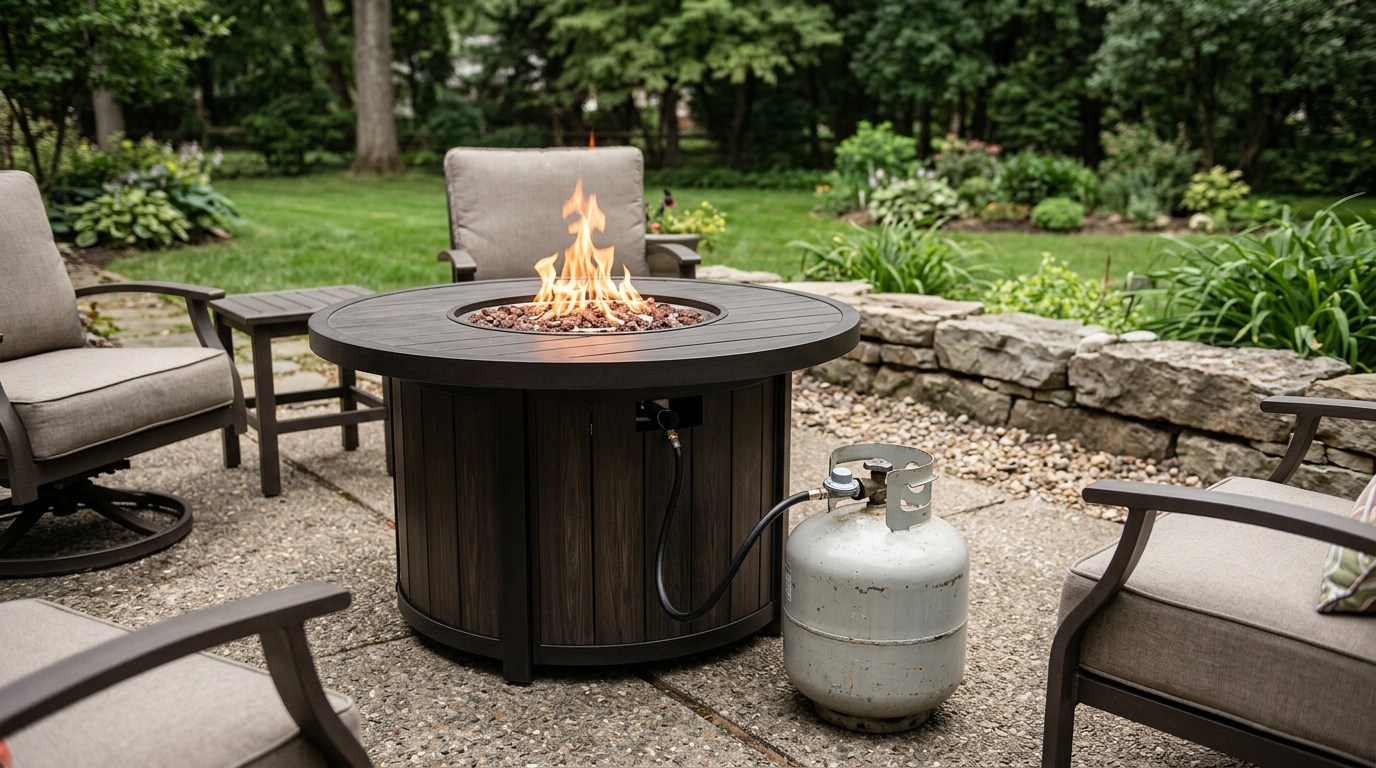 How Long Does a Propane Tank Last on a 50,000 BTU Fire Pit?