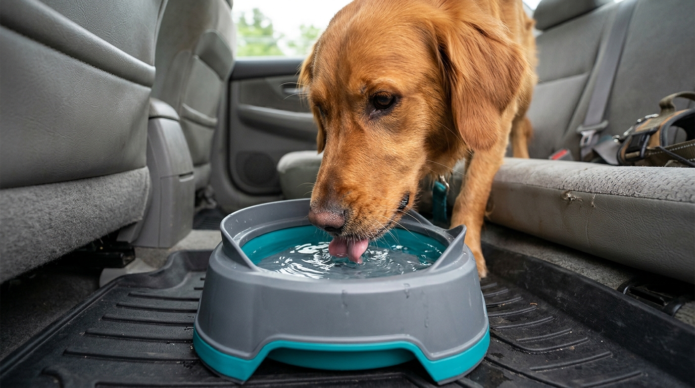 Best Dog Water Bowl for Car Travel: What to Look For