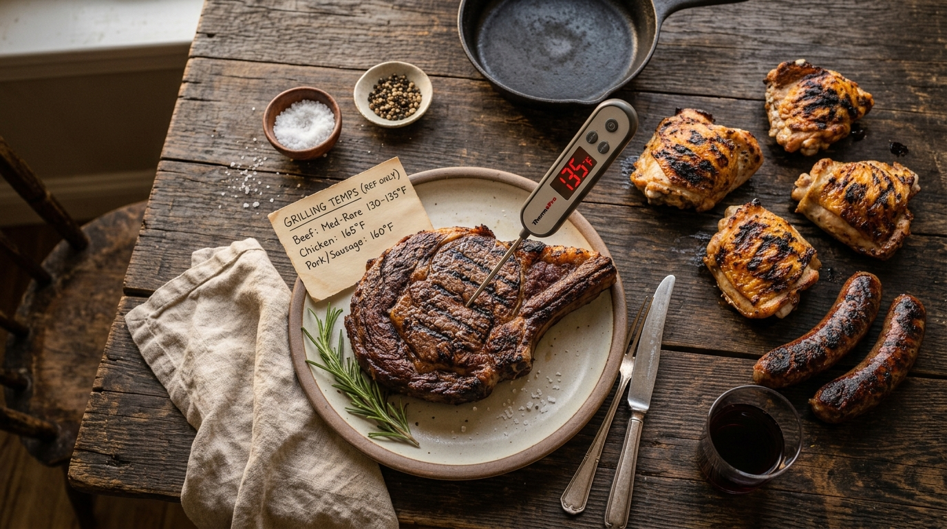 Internal Temperature Guide for Grilling: Master Every Meat
