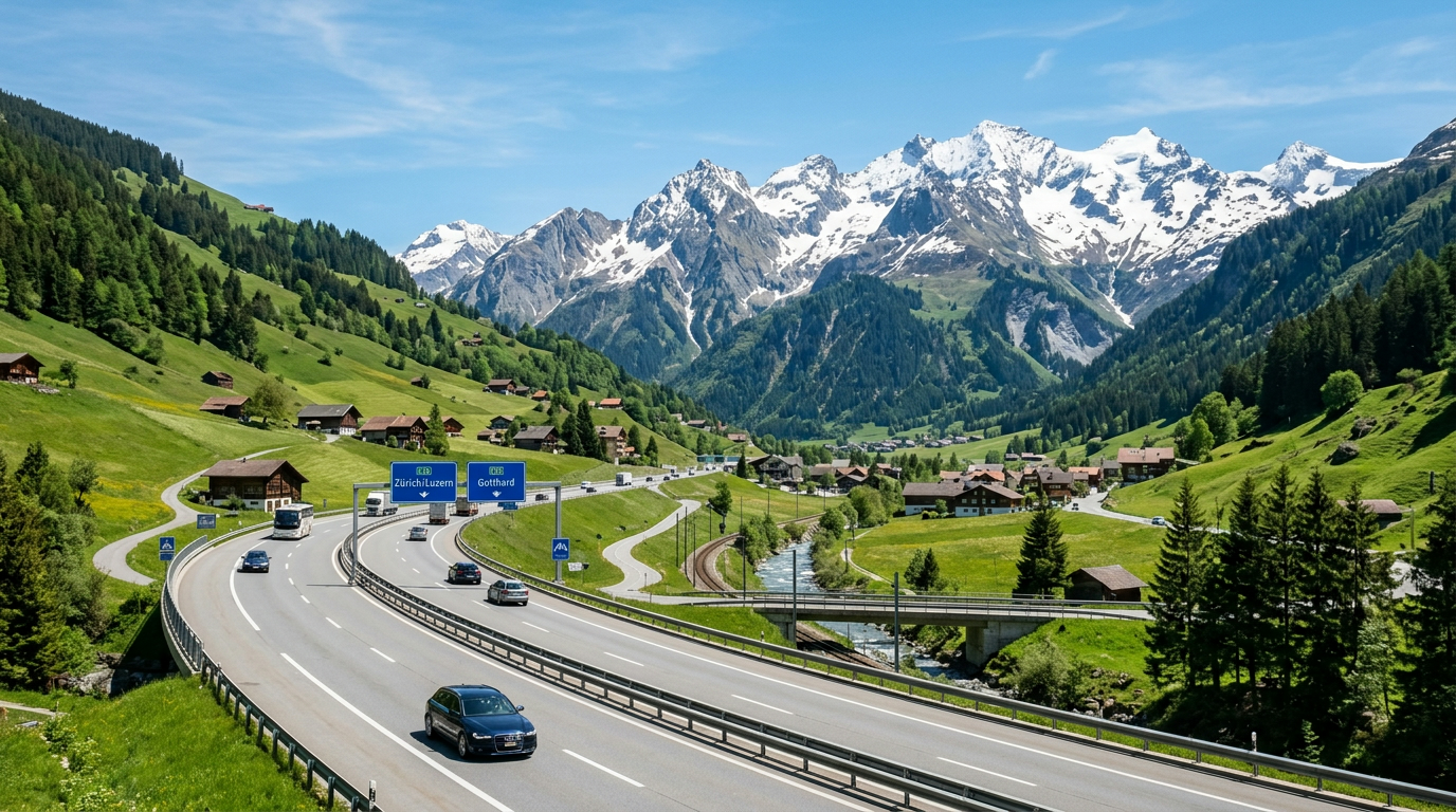 Schweizer Autobahnvignette: Alles Wissenswerte für die Fahrt durch die Eidgenossenschaft