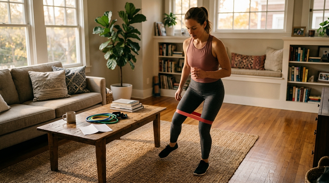 Free Resistance Band Workout Chart You Can Save as PDF