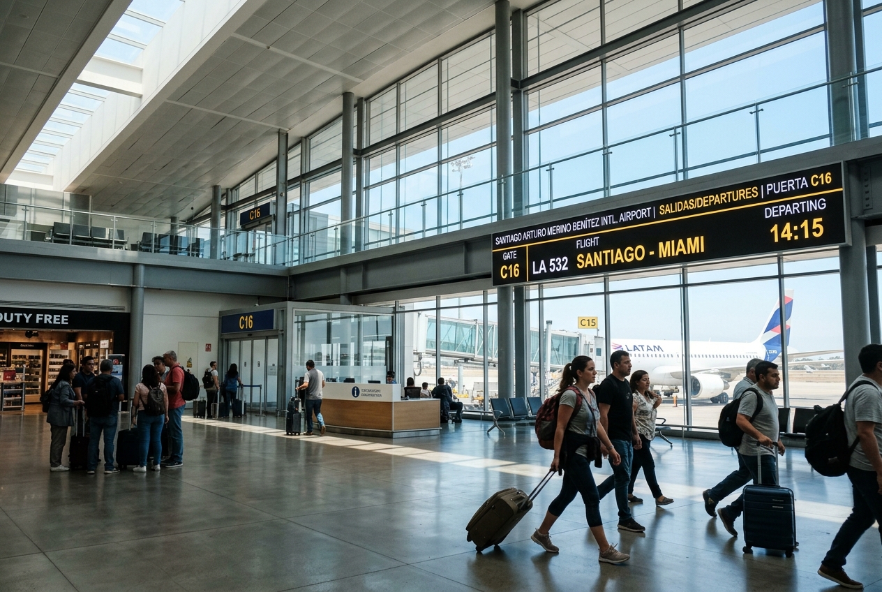 Dónde comprar una SIM en el aeropuerto de Santiago