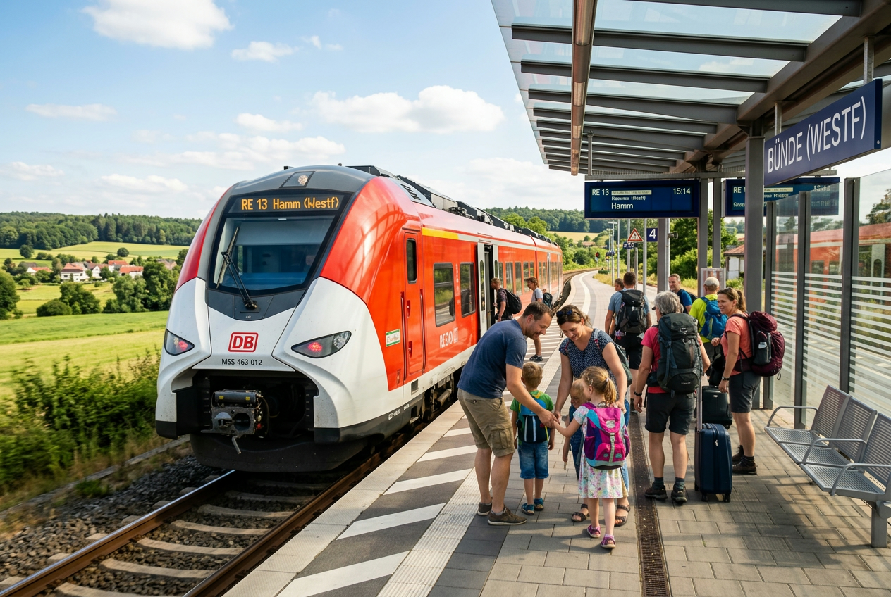 Mit der Bahn zum Freizeitpark – alle Verbindungen