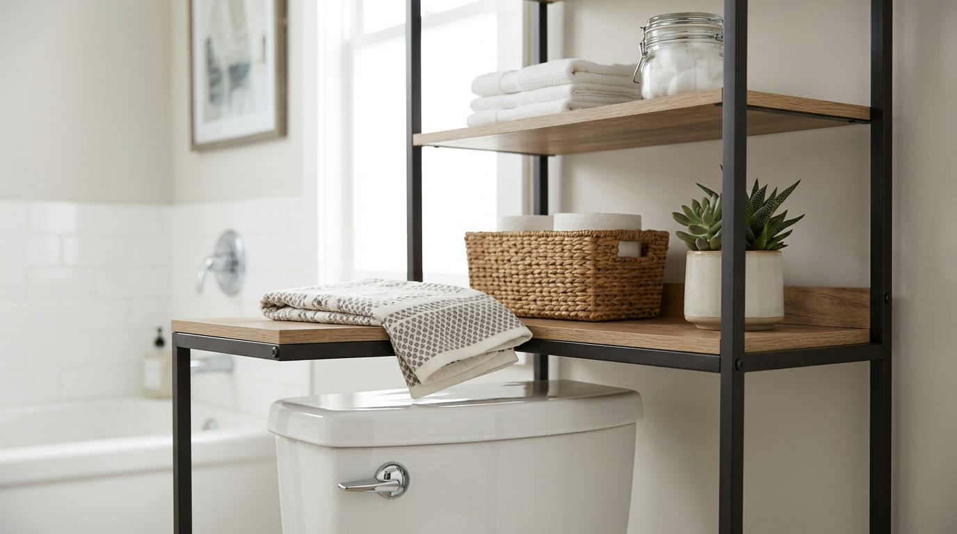 What Is an Over-the-Toilet Shelf Called?