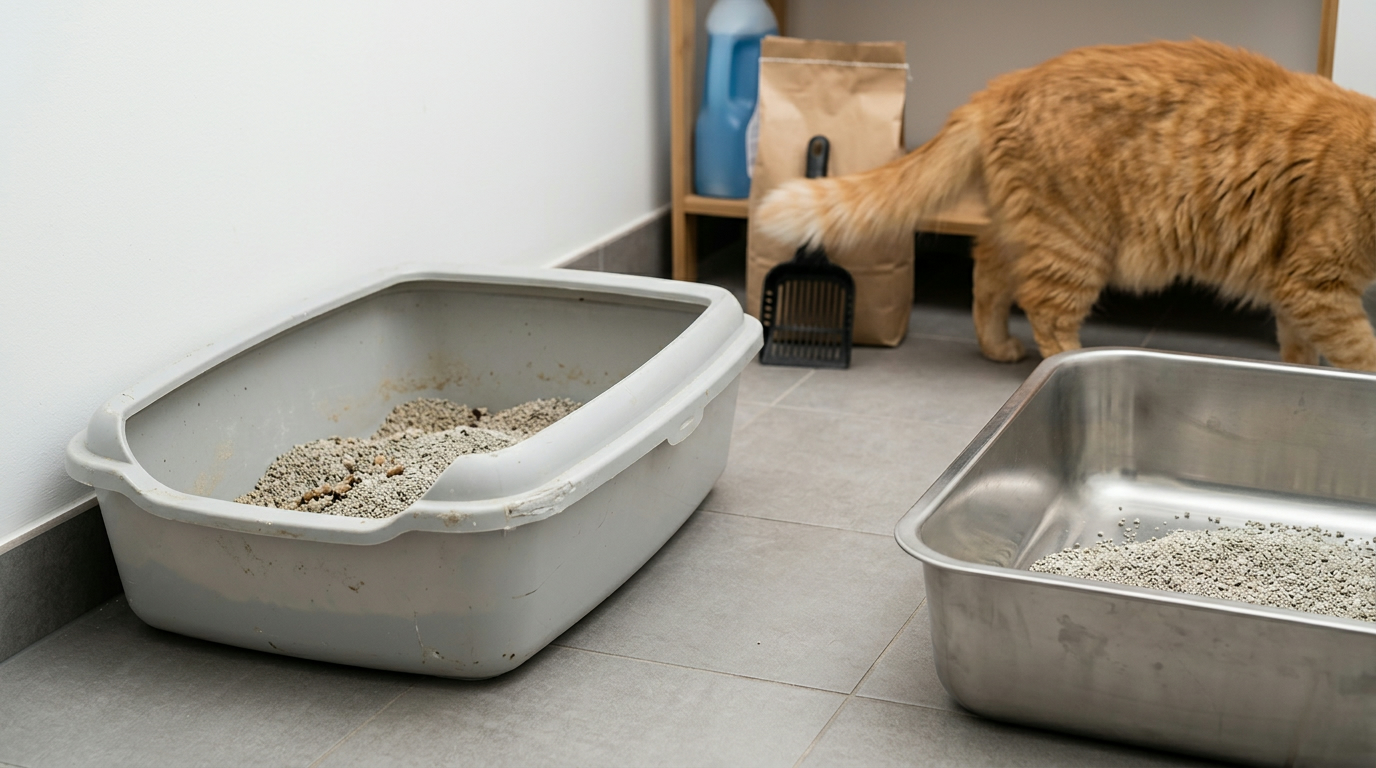Plastic vs. Stainless Steel Litter Boxes: Which Is Better?