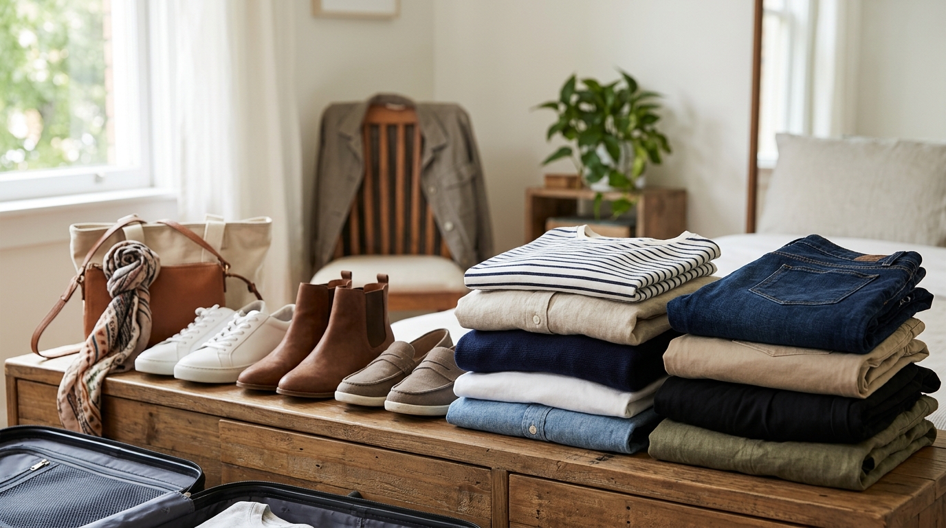 5 4 3 2 1 Capsule Wardrobe: Easy Packing Guide