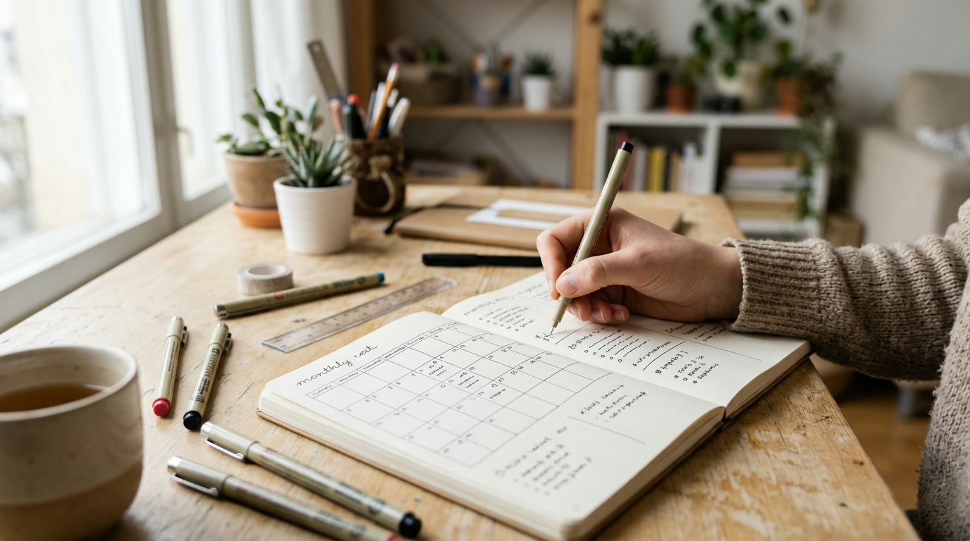 How to Create Your Own Monthly Planner That Fits