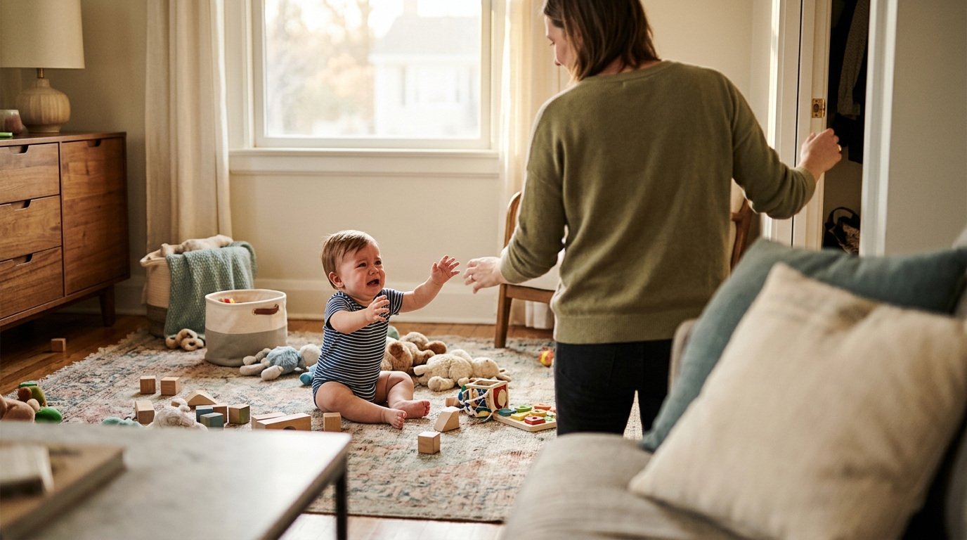 Baby Separation Anxiety: Common Symptoms and What Helps