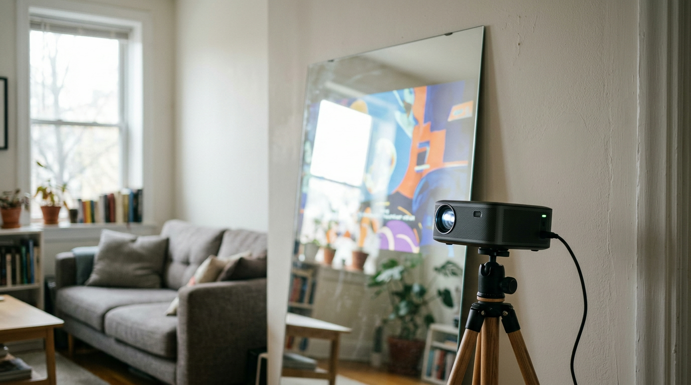 Can You Use a Mirror as a Projector Screen?