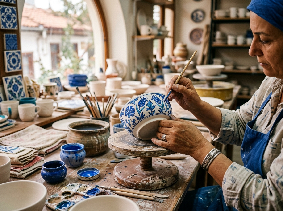Hand-Building İznik Forms: Clay and Cobalt