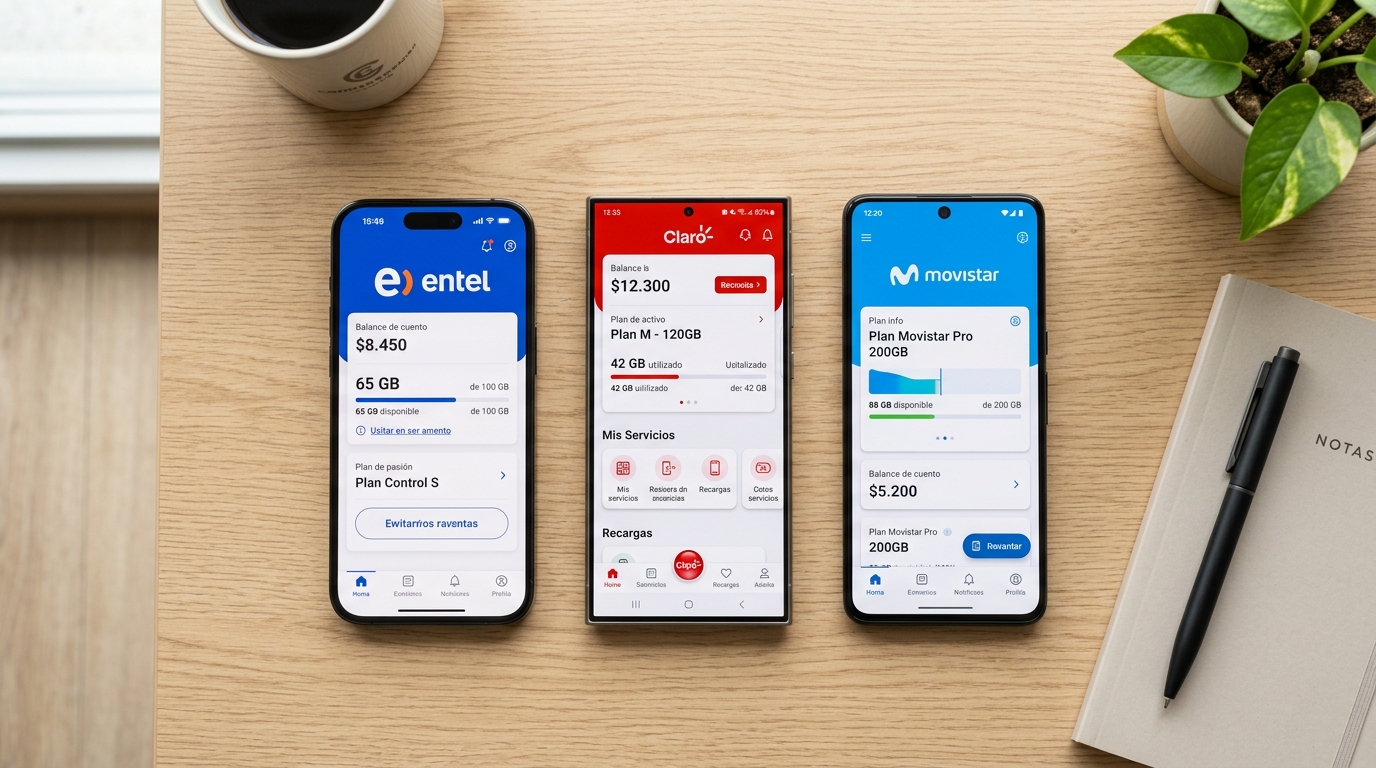 Entel vs Claro vs Movistar: ¿cuál es mejor para extranjeros?