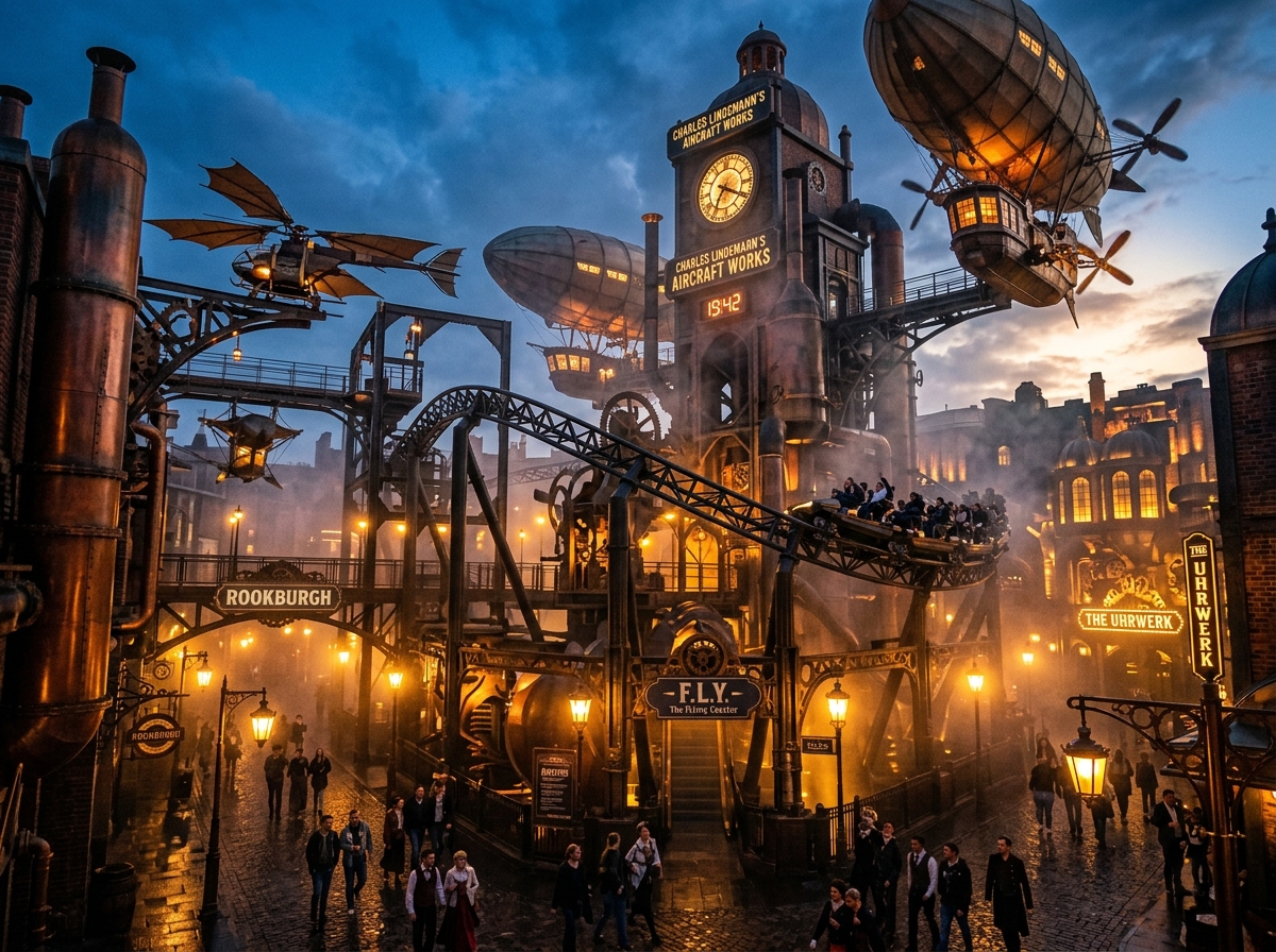 Rookburgh Themenwelt in Phantasialand