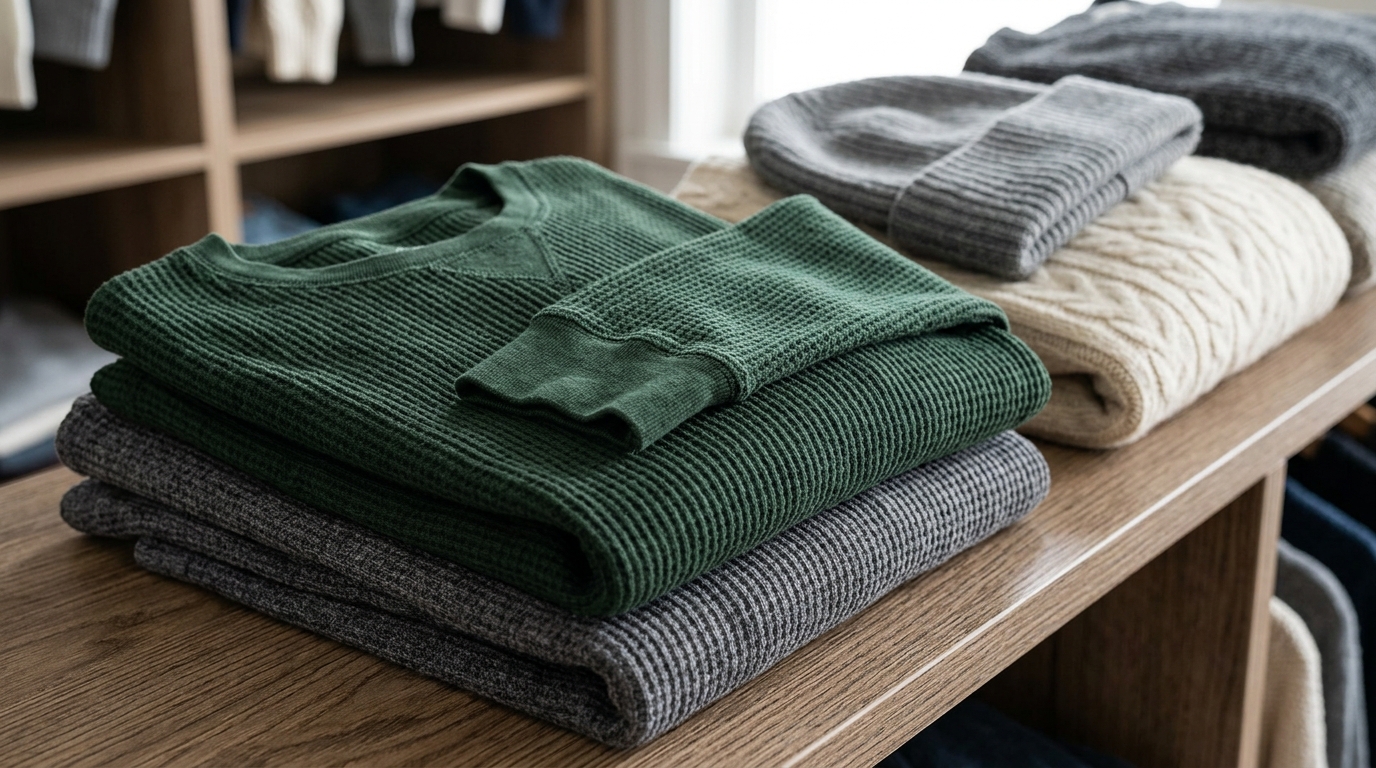 Another Name for a Waffle Shirt: Knit vs. Thermal