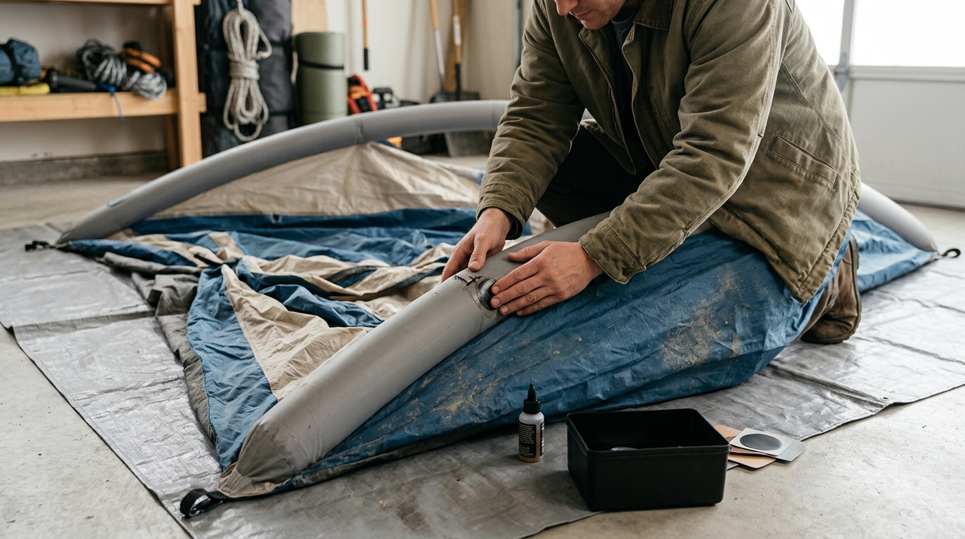 Do Inflatable Tents Get Holes Easily? Risks and Repairs