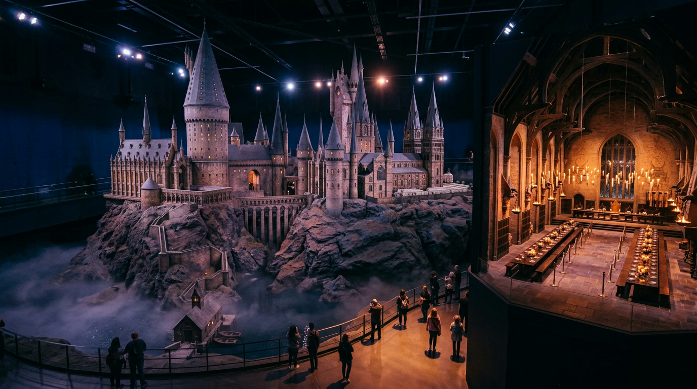 Hogwarts Great Hall and Castle Model at Warner Bros. Studio Tour London