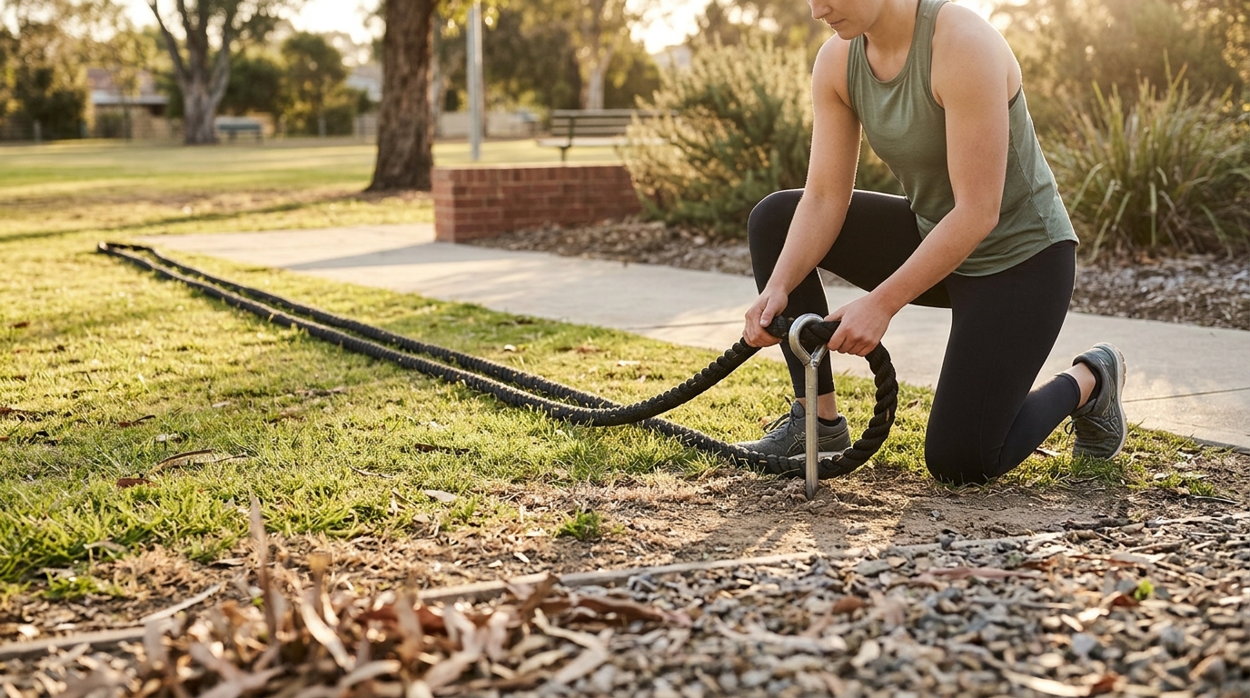 How to Anchor Down Battle Ropes Safely