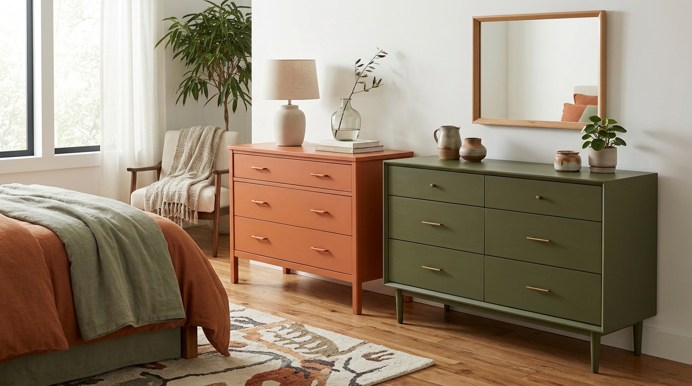 Best Dresser Colors for 2026: Warm, Earthy & Bold