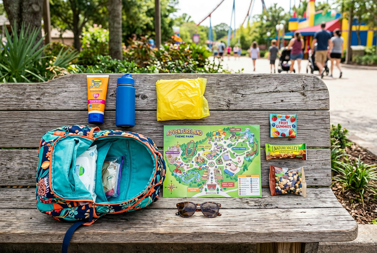Packliste für den Freizeitpark-Tag