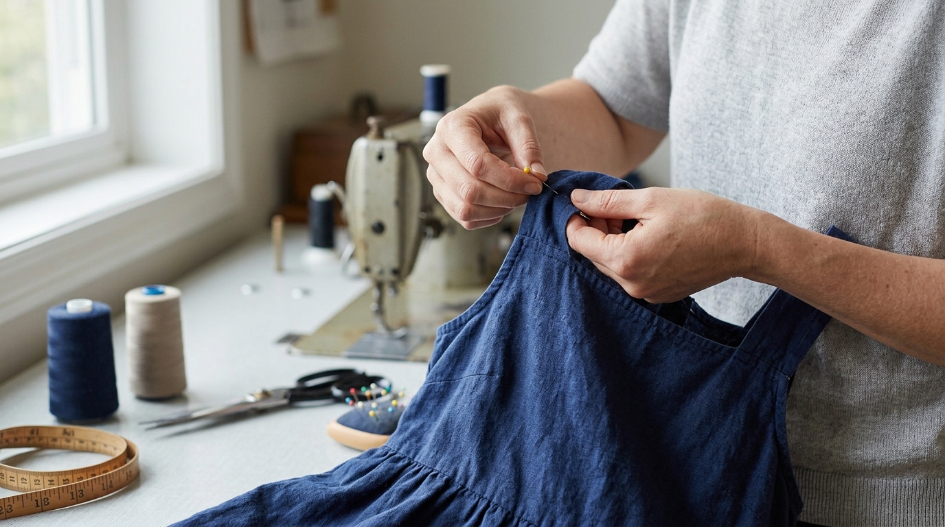 How to Alter Sleeveless Dress Shoulders for a Better Fit