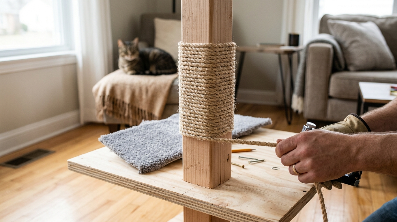 Best Materials for a DIY Cat Tree: A Practical Guide