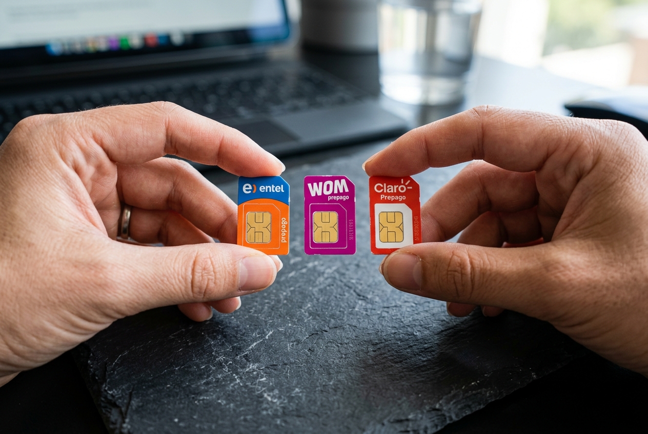 Entel vs Claro vs Movistar: comparativa para turistas