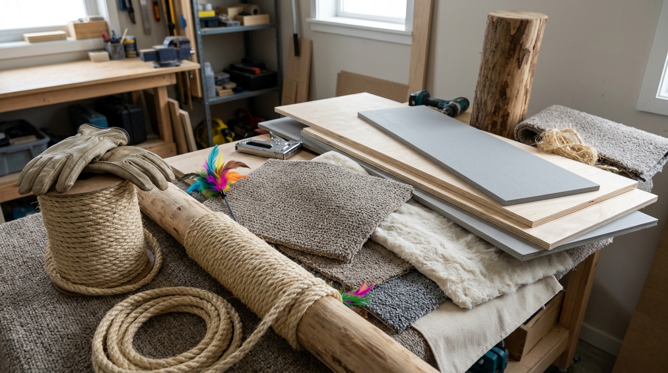Best Materials for a DIY Cat Tree: A Practical Guide
