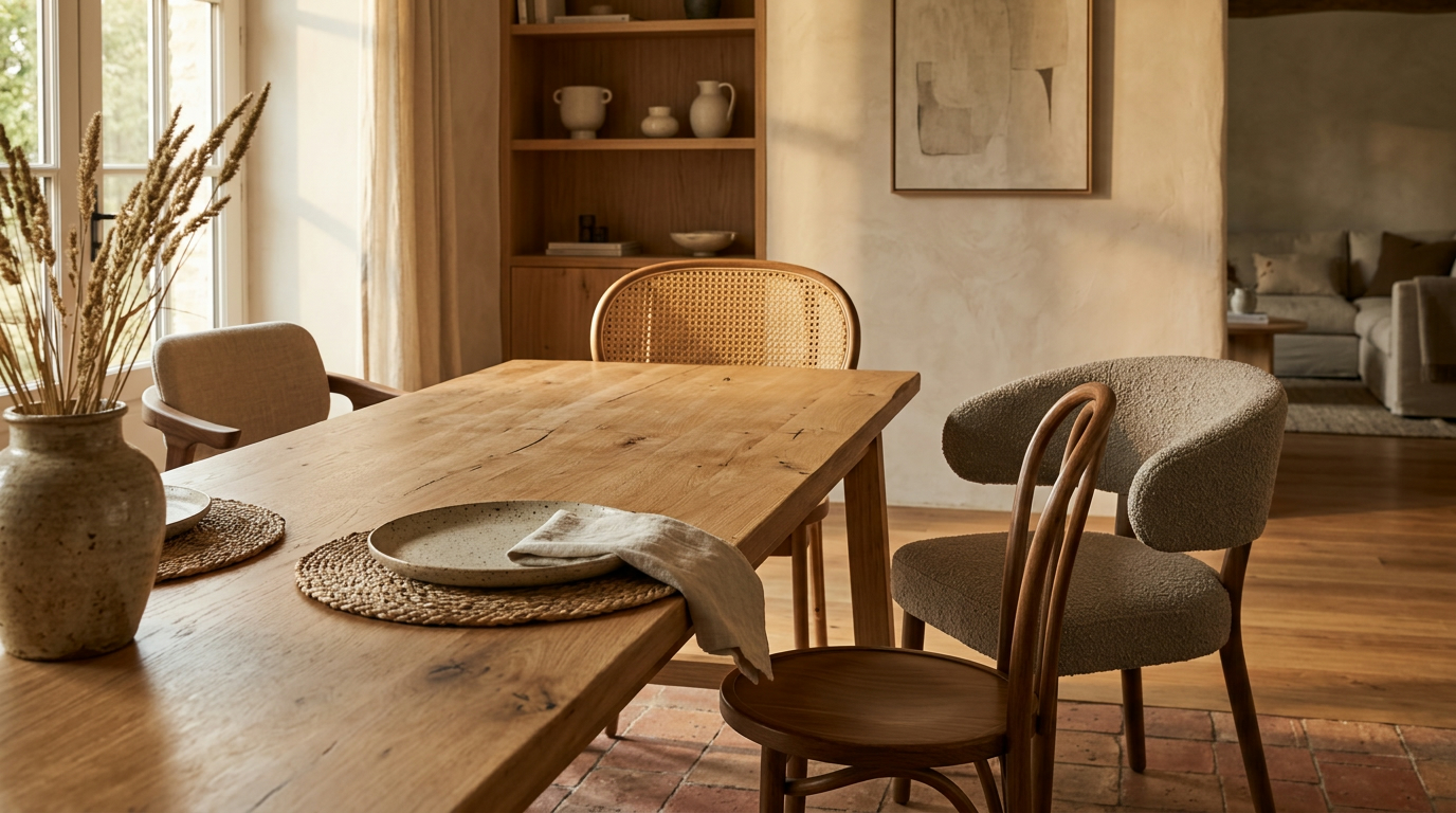 2026 Dining Chair Trends: Curves, Wood & Comfort