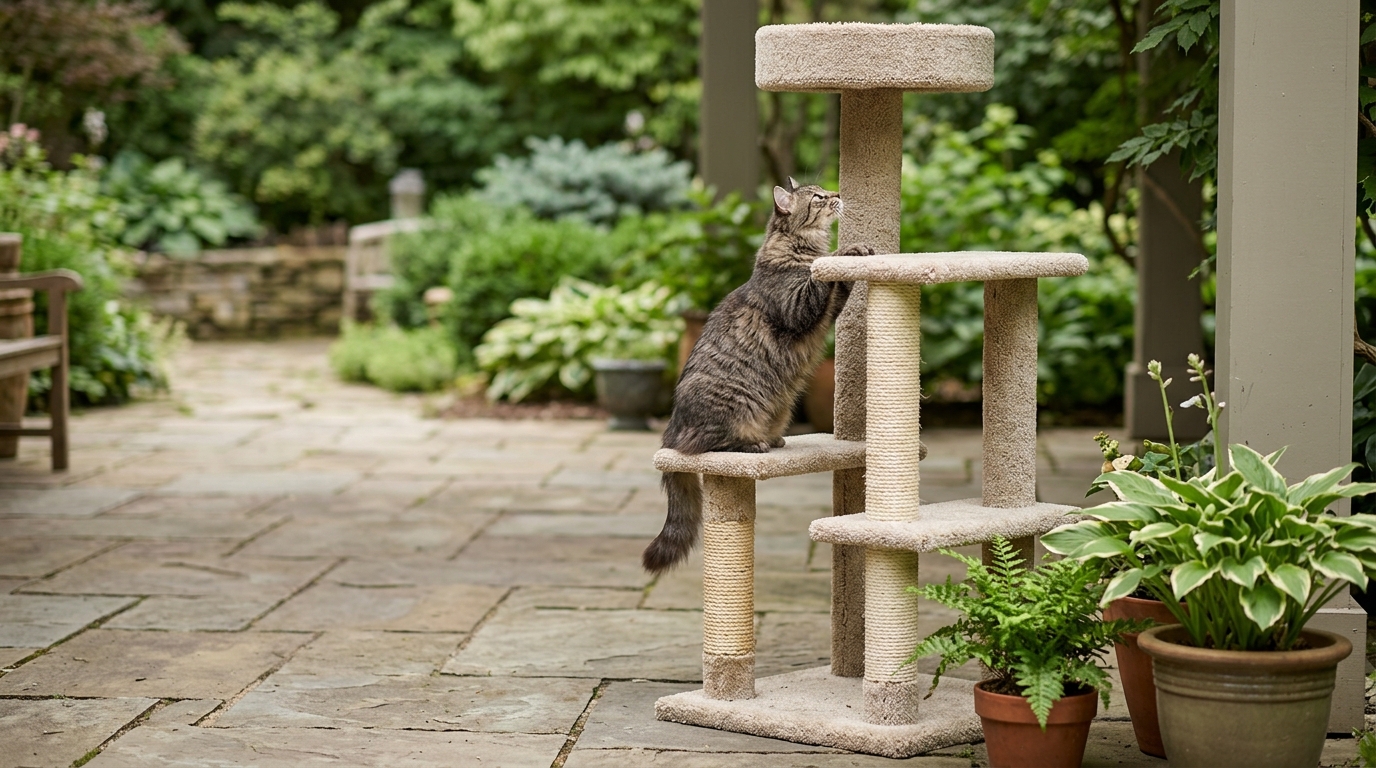 Can You Put a Cat Tower Outside? Safety Guide