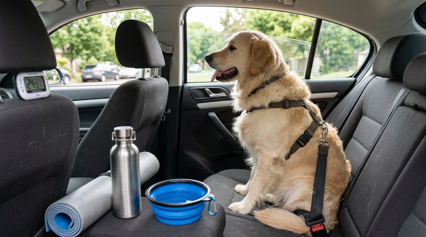 Dog in a Car with Windows Down: When Is It Too Hot?