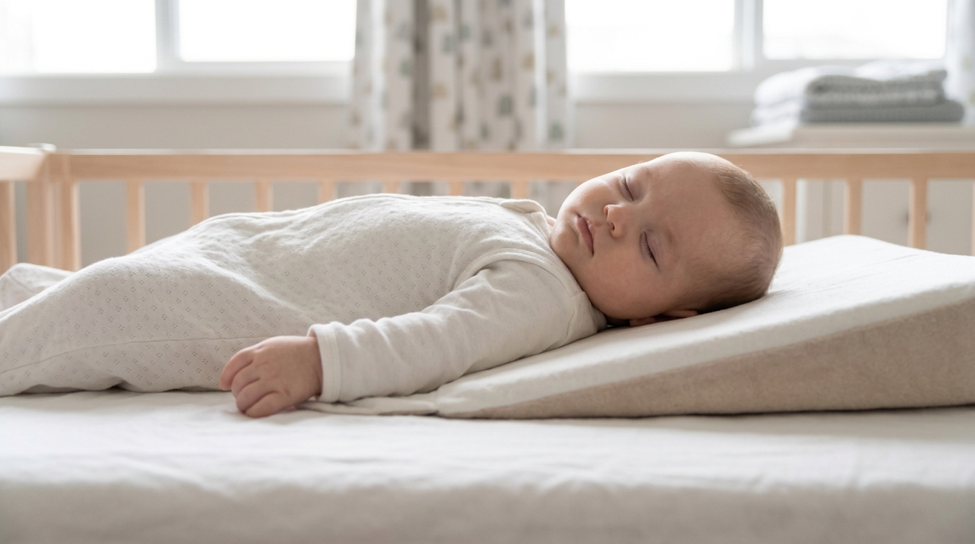 Safest Sleep Position for Babies With Acid Reflux