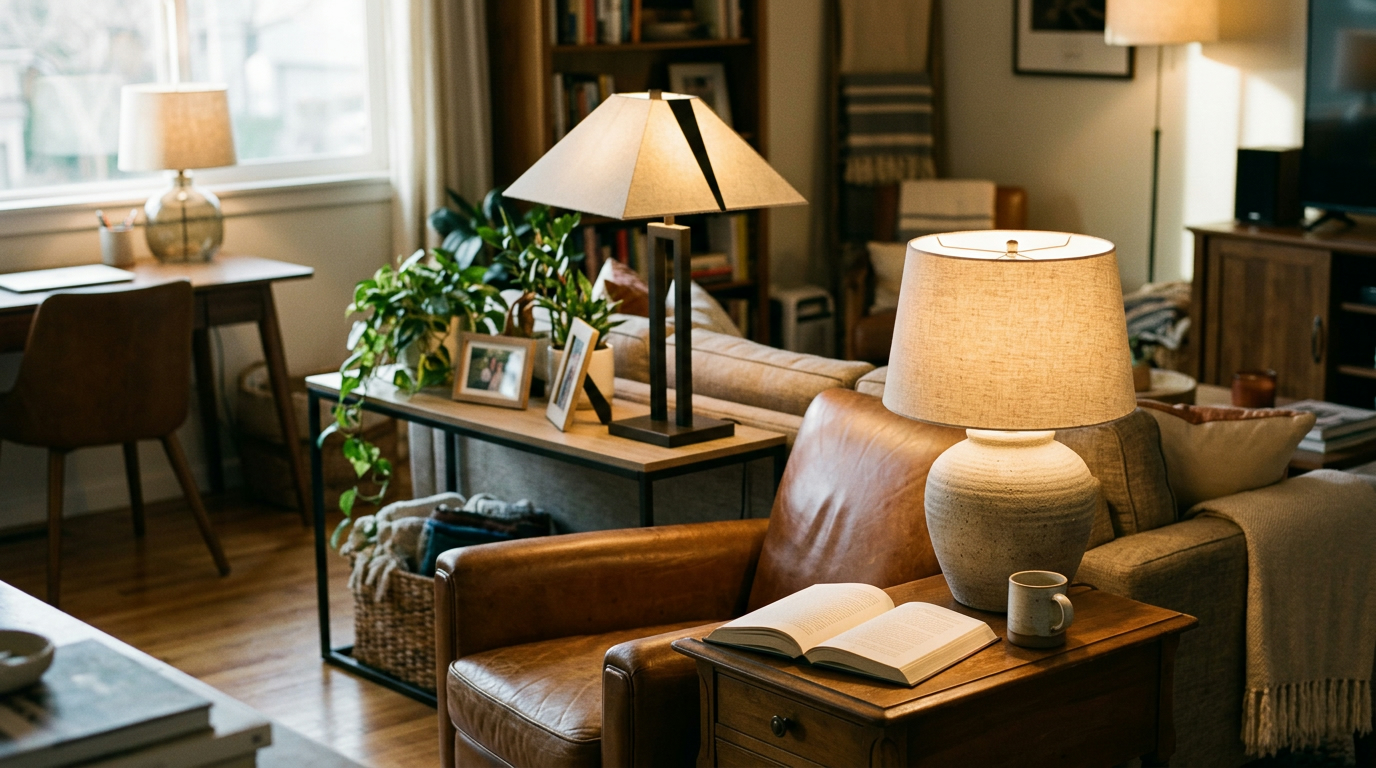 Living Room Table Lamps: Finding the Right Fit and Light