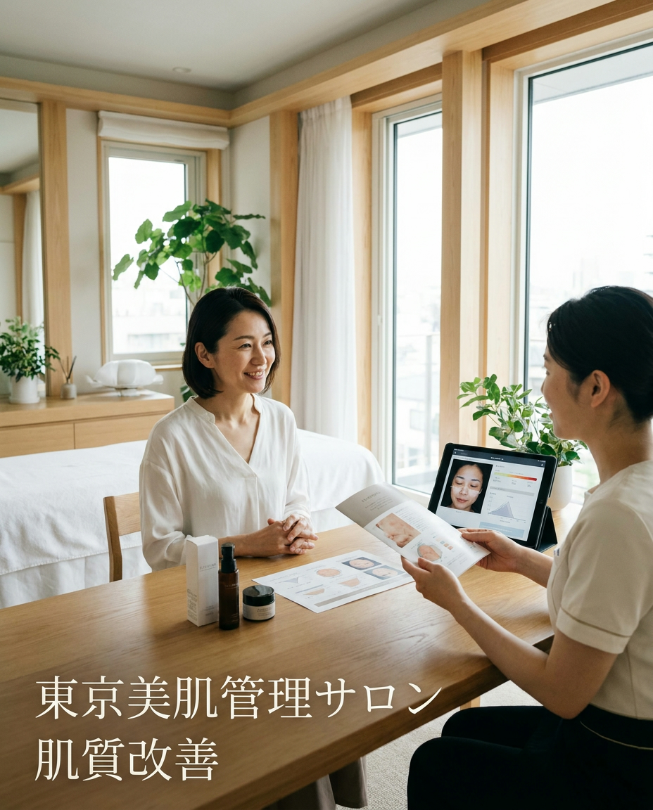 東京美肌管理サロン 肌質改善 カウンセリング