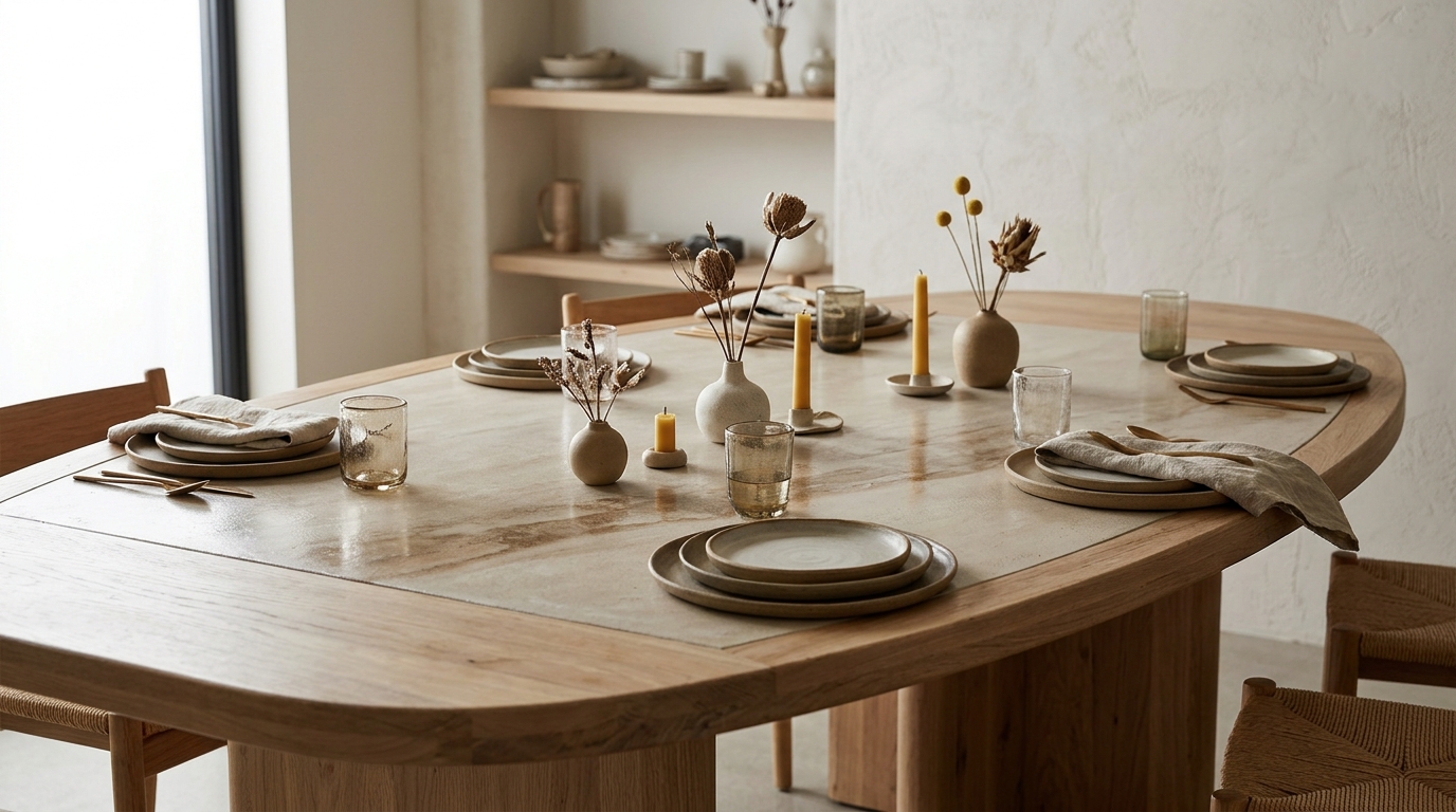 2026 Dining Table Trends: Shapes, Materials & Styling