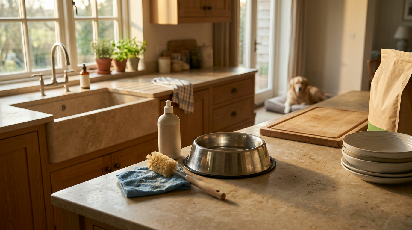What Breaks Down Biofilm in a Dog Water Bowl?