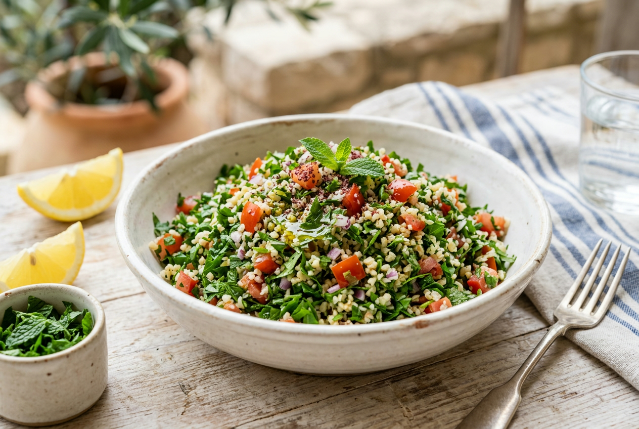 Real Tabbouleh: Parsley is the Star, Bulgur is the Guest
