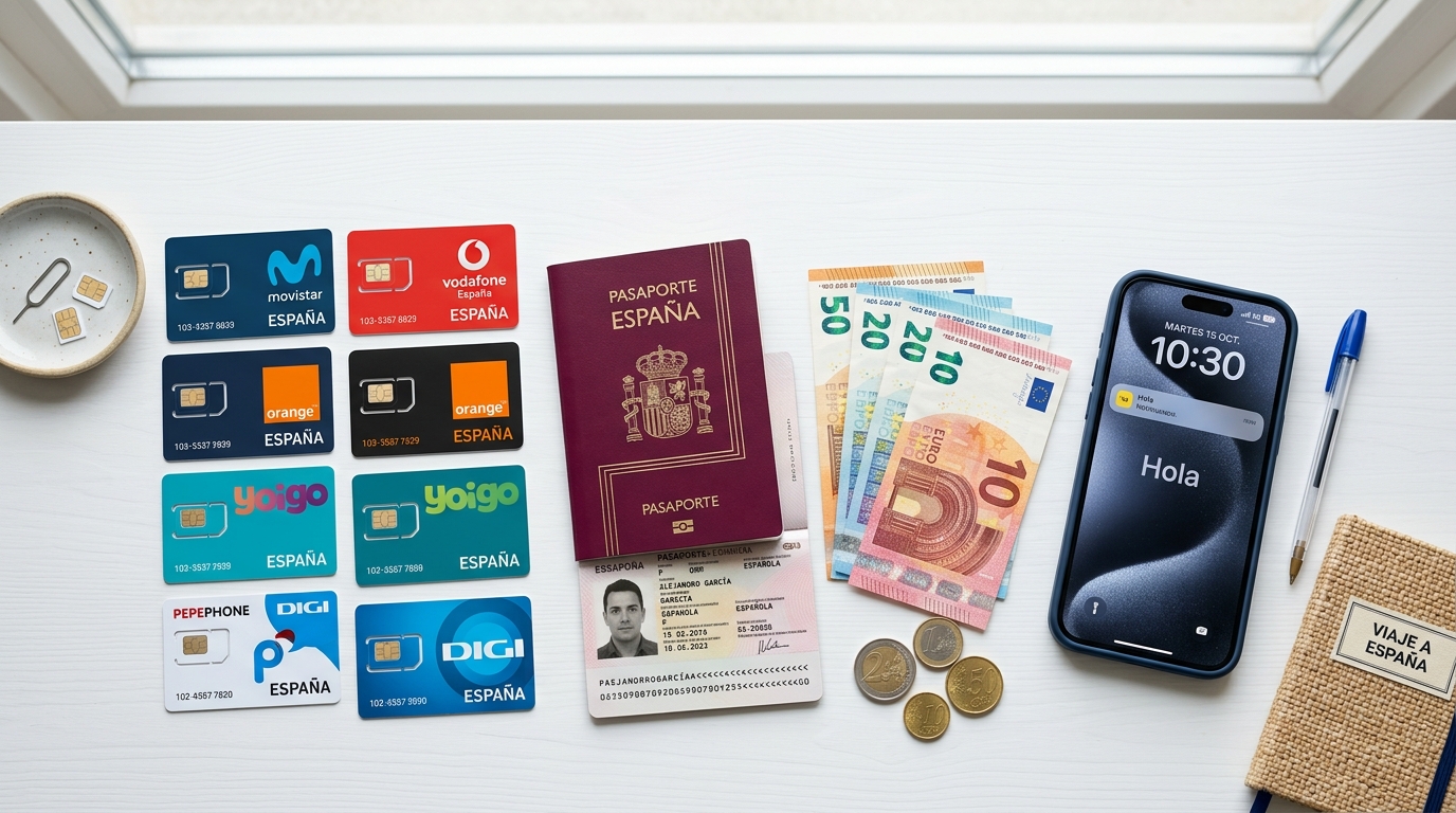 Comparativa de SIM cards de operadores móviles en España