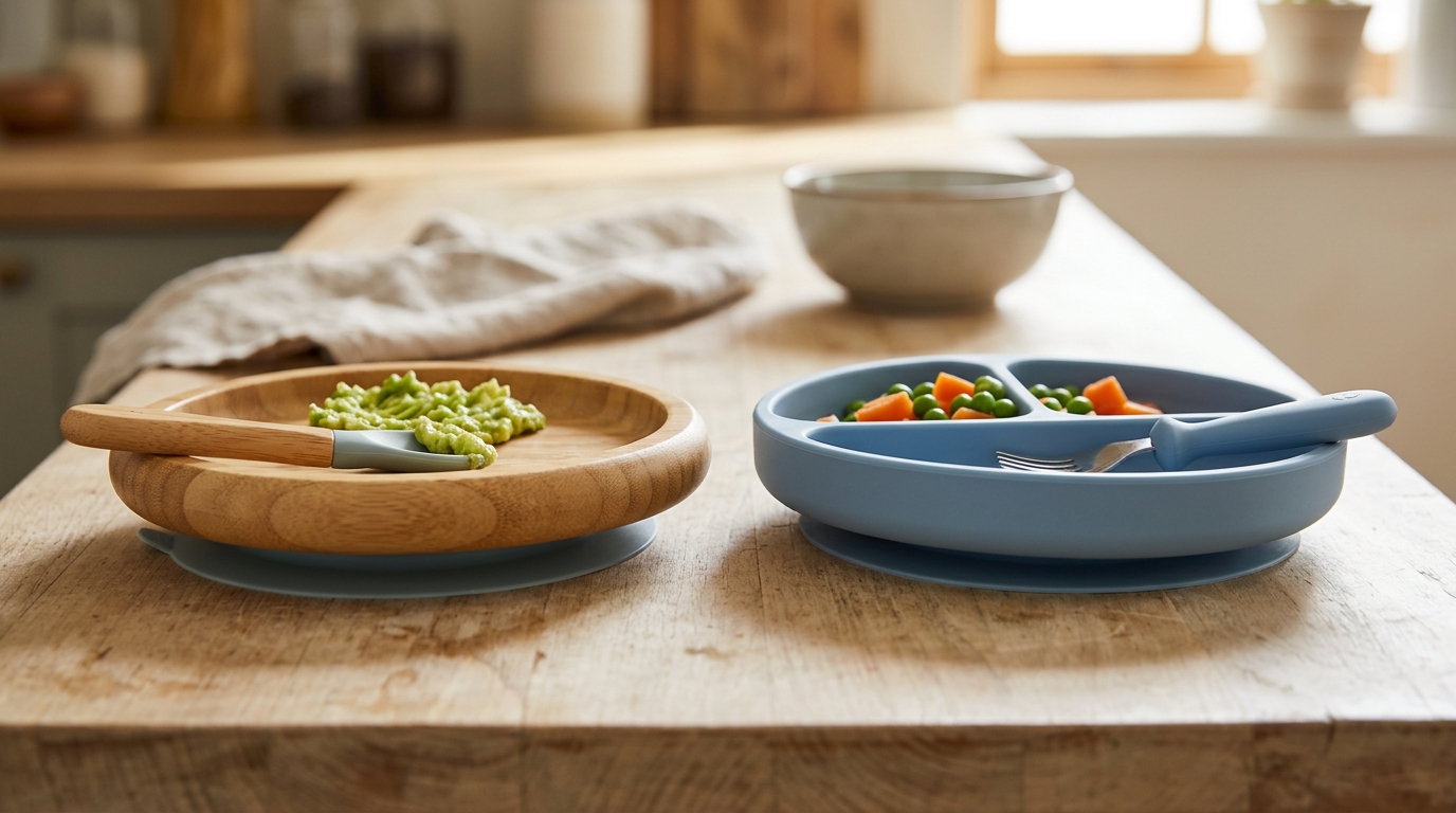 Bamboo vs. Silicone Baby Plates: Which Should You Choose?